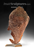 APRIL EXHIBITION  12" Head by Master Carver Manasie Akpaliapik *The Thoughts of One Man*