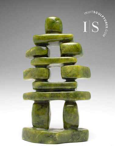 9" Inukshuk by Matiusi Kimgwatsiaq *Kimgwatsiaq No. 12*