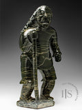 VINTAGE 18" Old Man Inuk by Norman Qumuataq *Uphill Walker*