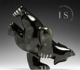 CURATOR'S CHOICE  BOLD 12" Two-Way Dancing Bear by Ottokie Samayualie