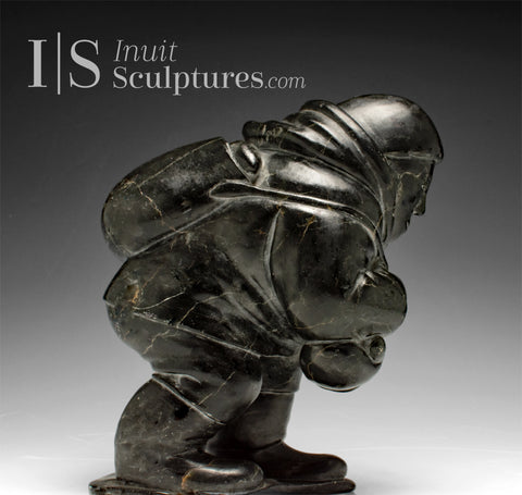 VINTAGE 9" Hunter Moving by Peter Anjutiqirk