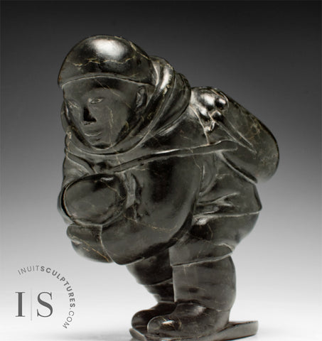 VINTAGE 9" Hunter Moving by Peter Anjutiqirk