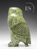 8" SIGNATURE Owl by Pits Qimirpik *Fleeting Green*