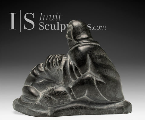 VINTAGE 7" Hunter & Seal by Samwillie Niviaxie **Thanksgiving*