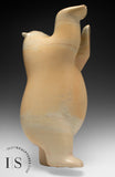 Ours dansant SIGNATURE 20" par Ashevak Adla *Pudding au caramel*