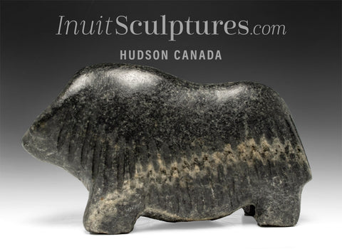 VINTAGE 9" Muskox by Barnabus Arnasungaaq  RCA