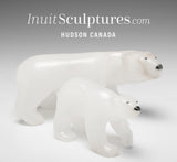 7" Polar Bear & Cub by Peter K. *Polar Puffs*