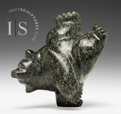 4" Dancing Bear by Isaaci Shaa