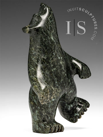 5" Dancing Bear by Adamie Quamagiaq
