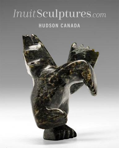 3" Dancing Bear by Mosesee Pootoogook