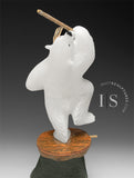 9” Drum Dancing Bear by Derrald Taylor *Glory, Glory, Hallelujah!*
