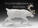 12" SIGNATURE  Caribou by Esau Kripanik