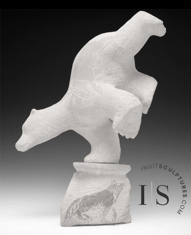 12” 4 Way Dancing Bear by Esau Kripanik