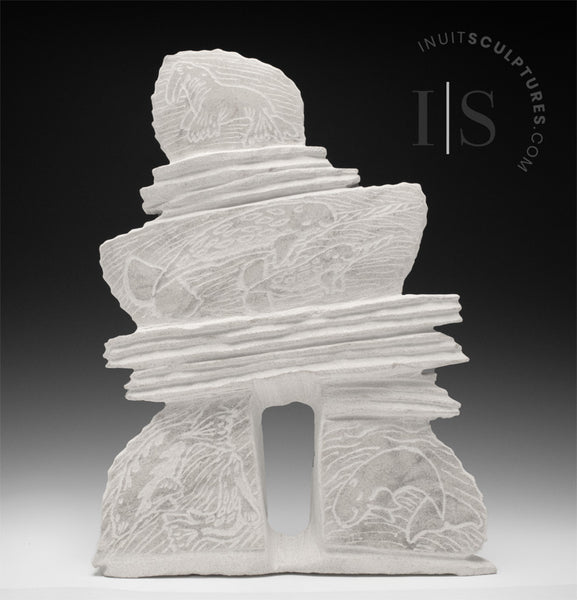 Inukshuk 12" par Esau Kripanik *Hug It Out*