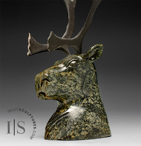 VINTAGE 9" Caribou by Idris Moss-Davies *The Reigning King*