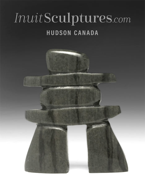 3" Inukshuk by Simeonie Iqaluq