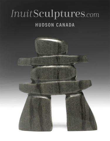 3" Inukshuk by Simeonie Iqaluq