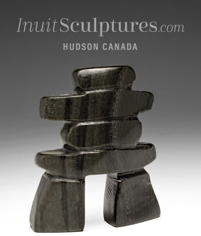 2" Inukshuk by Simeonie Iqaluq