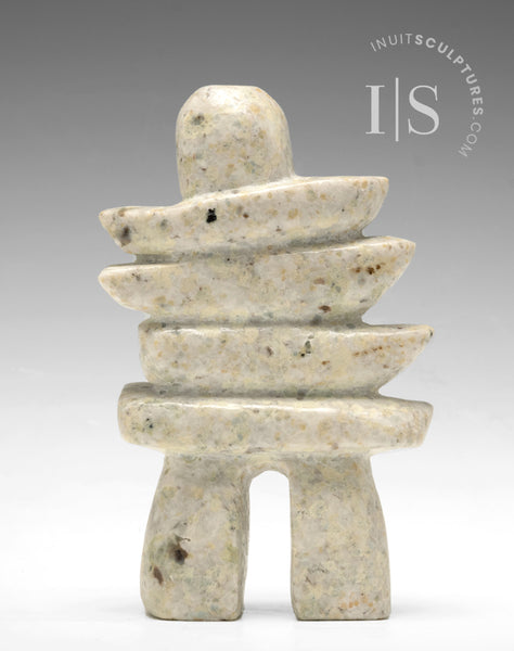 6"  Inukshuk by Pauloosie Padluq *Paul No. 2*