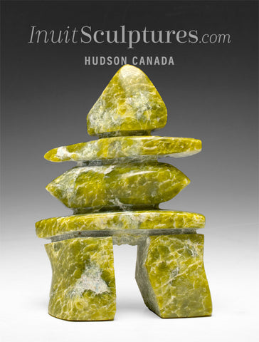 5" Inukshuk by Isaac Oqutaq