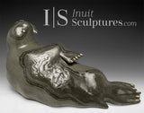 14" SIGNATURE Walrus by  Jimmy Iqaluq *Strike a Pose*