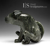 10" Sitting Dog by Kellyapik Etidloie *Good Dog*