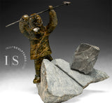 VINTAGE 7" Eskimo Carver by Late Kellipalik Qimirpik