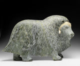 17" SIGNATURE Muskox by Lucassie Ikkidluaq "Limey*