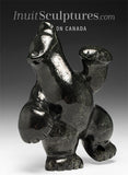 6" Dancing Bear by Markoosie Papigatok *Jet*