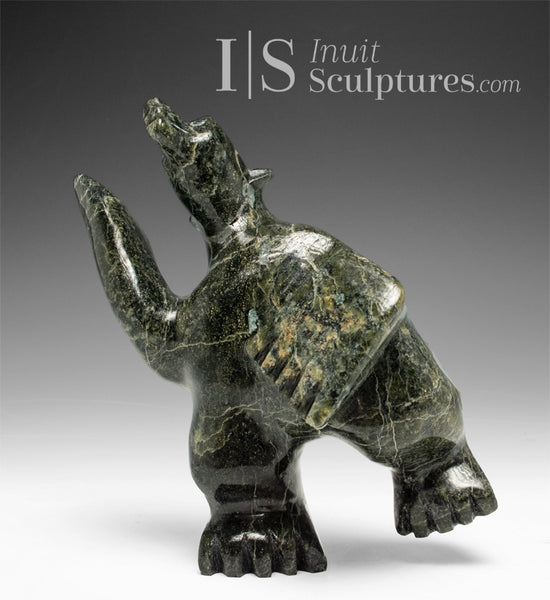 5" Dancing Bear by Moe Pootoogook