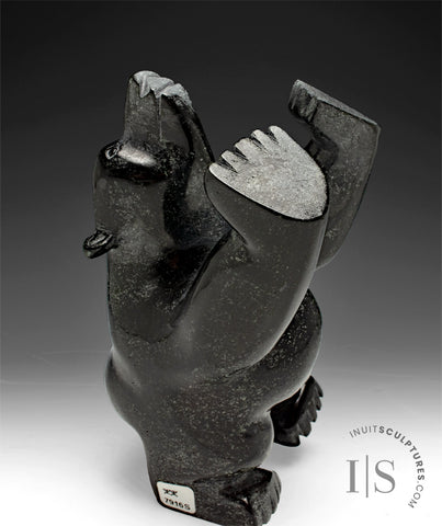 8" 4-Way Dancing Bear by Moe Pootoogook
