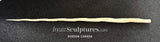 188 cm / 6.2 feet (74") Narwhal Tusk Perfect Tip Ivory