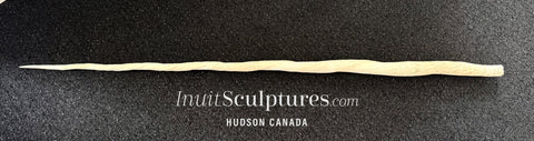 188 cm / 6.2 feet (74") Narwhal Tusk Perfect Tip Ivory