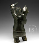 11" Drum Dancing Bear by Noah Kelly (1978-2025)