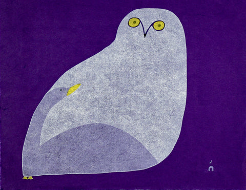 2025 PRINT Dorset Collection by NINGIUKULU TEEVEE *Owl Courting Goose*