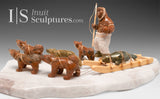 14" SIGNATURE Dog Sled by Peter K. *Leader of the Pack*