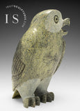 9" SIGNATURE Owl by the Late Pits Qimirpik *Tawny Girl*