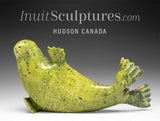 9" Seal by the late Suati Qimirpik *Strike a Pose* EXHIBITION PIECE Aug 14