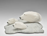 7" Swimming Polar Bears by Mazdak Darehshoripour *Snowballs*