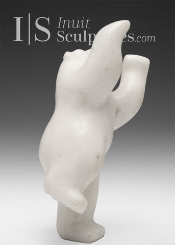 6" Dancing Bear by Tony Oqutaq