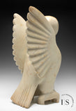 22" SIGNATURE White Marble Falcon Bird Spirit by Toonoo Sharky *Angelica*