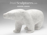 Ours polaire ambulant de 20 po par Peter Aningmiuq *Iceman*