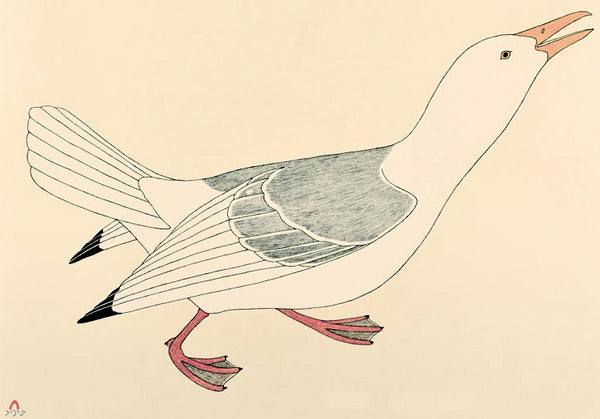 1983 Mouette en colère de Kananginak Pootoogook