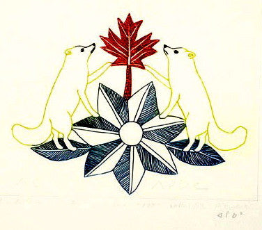 1975 ARCTIC EMBLEMS by Peter Pitseolak