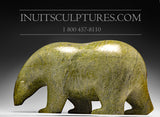 90 lbs - 21" Big Walking Bear by Ashevak Adla