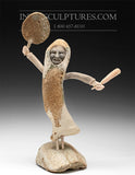 Danseur de tambour en os de baleine 15" par Billy Merkosak *Bliss*