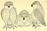 1982 CONFERENCE OF OWLS by Kananginak Pootoogook