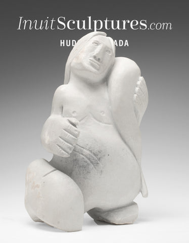 12" Mother and Child  by George Auqsaq *Life Begins*