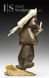 12" Hunter with Spear  by Moses Kamookak Gjoa Haven *Hunt*