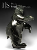 28" Dancing Bear by Adamie Qaumagiaq "Nightfall" CURATOR'S CHOICE